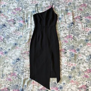 Princess Polly Aero Midi Dress Black